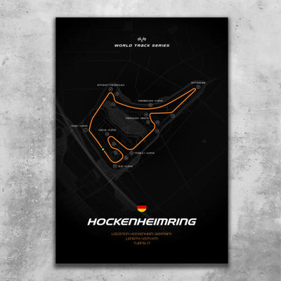 Hockenheimring - Personnalisé affiche murale