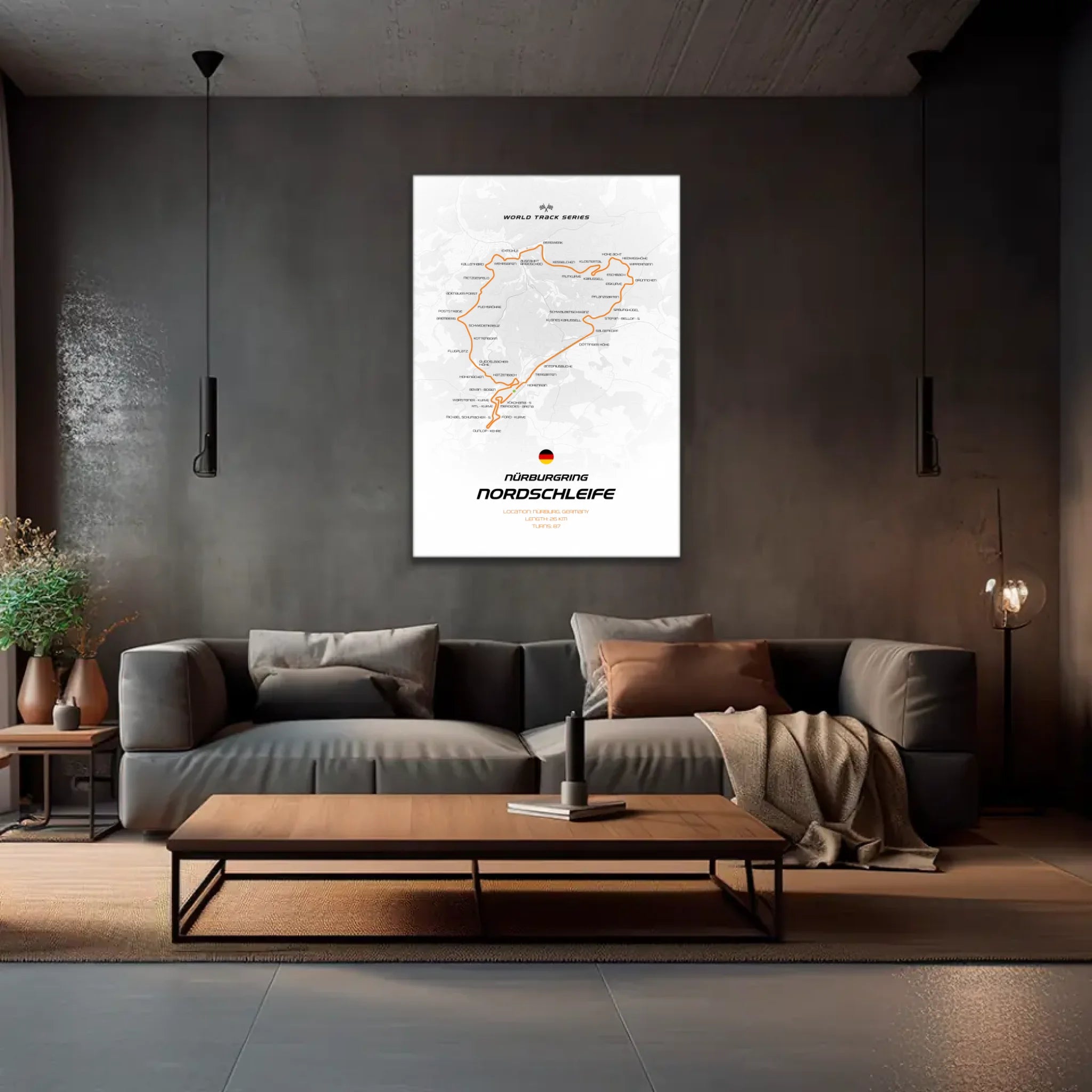 Nürburgring Nordschleife - Individuelles Wandbild
