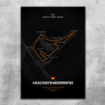 Hockenheimring - Personnalisé affiche murale