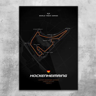 Hockenheimring - Personnalisé affiche murale