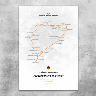 Nürburgring Nordschleife - Individuelles Wandbild