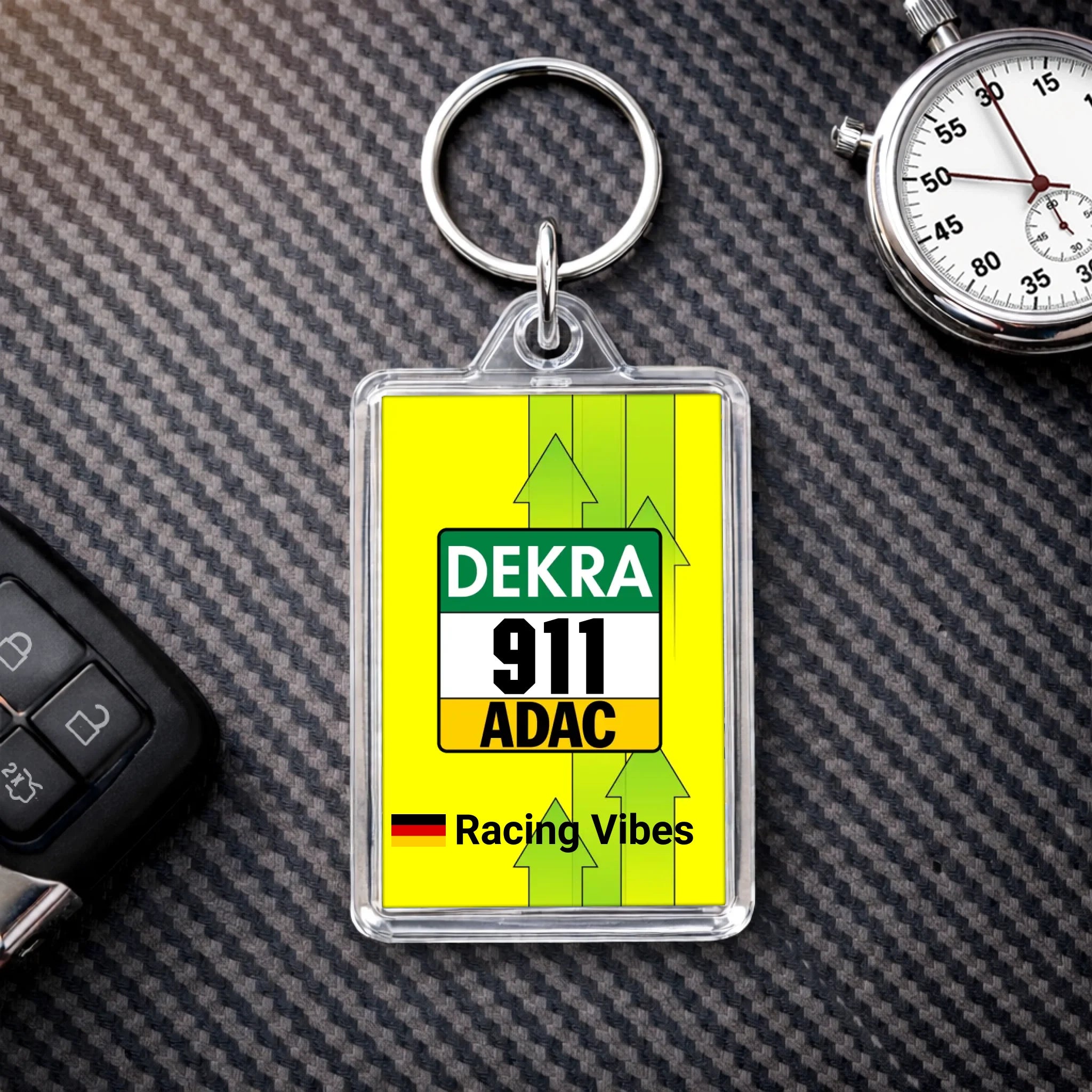 Grello Porsche GT Livery - Personalized keyring