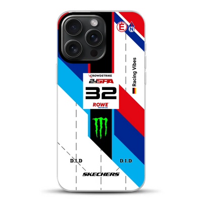 WRT M4 GT3 24h Spa 2024 Livery - Housse de téléphone portable personnalisée pour iPhone