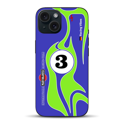 Porsche 917/021 “Hippie” 1970 Endurance Livery - Housse de téléphone portable personnalisée pour iPhone