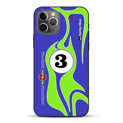 Porsche 917/021 “Hippie” 1970 Endurance Livery - Housse de téléphone portable personnalisée pour iPhone