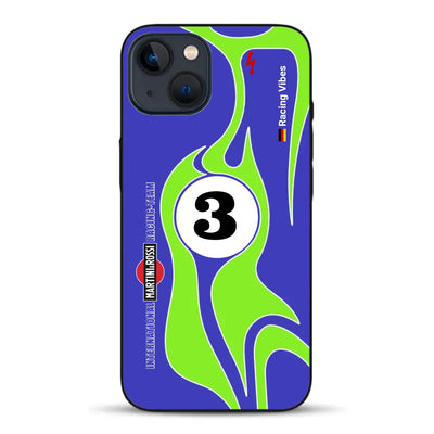 Porsche 917/021 “Hippie” 1970 Endurance Livery - Housse de téléphone portable personnalisée pour iPhone