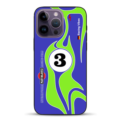 Porsche 917/021 “Hippie” 1970 Endurance Livery - Housse de téléphone portable personnalisée pour iPhone