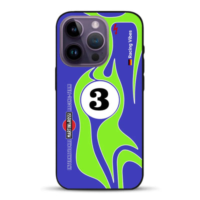 Porsche 917/021 “Hippie” 1970 Endurance Livery - Housse de téléphone portable personnalisée pour iPhone