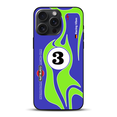 Porsche 917/021 “Hippie” 1970 Endurance Livery - Housse de téléphone portable personnalisée pour iPhone