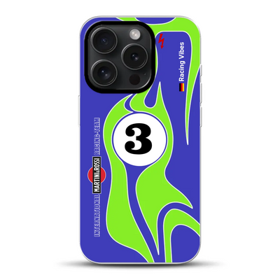 Porsche 917/021 “Hippie” 1970 Endurance Livery - Housse de téléphone portable personnalisée pour iPhone