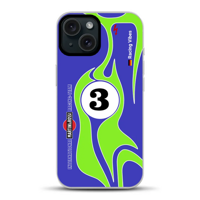 Porsche 917/021 “Hippie” 1970 Endurance Livery - Housse de téléphone portable personnalisée pour iPhone