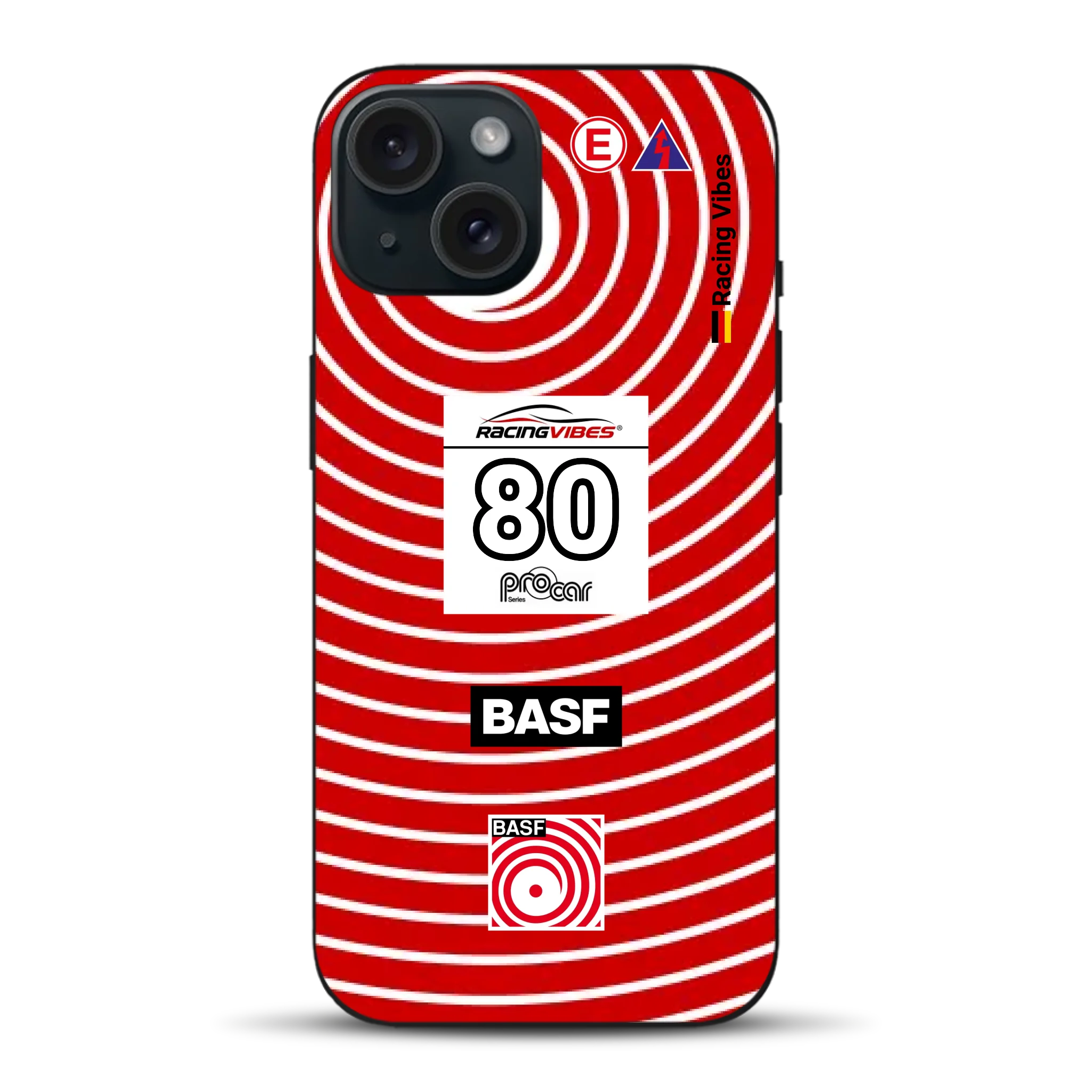 BMW M1 Procar BASF 1980 Livery - Housse de téléphone portable personnalisée pour iPhone