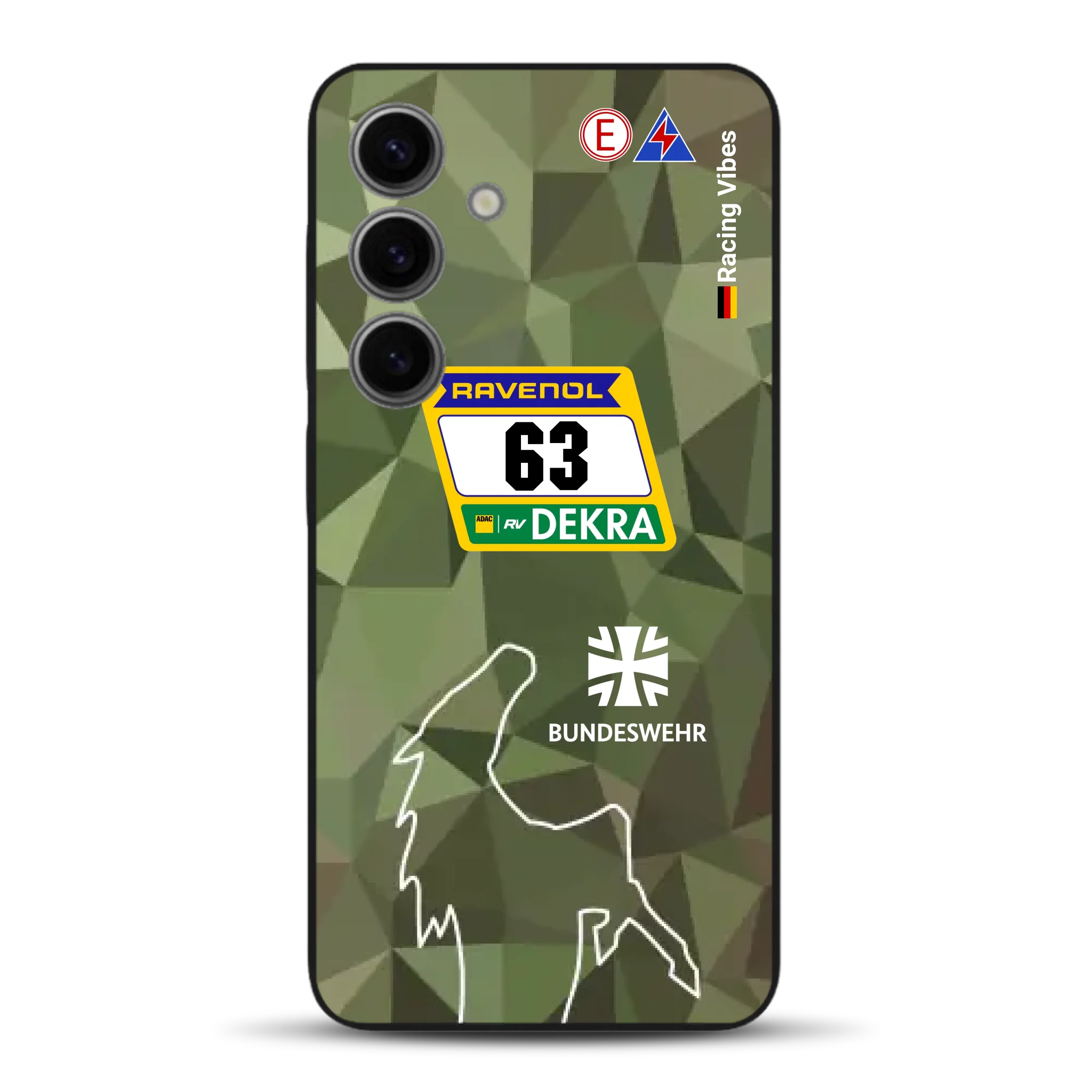 HRT Mustang GT3 24h Nürburgring 2026 Livery - Individuelle Handyhülle für Samsung