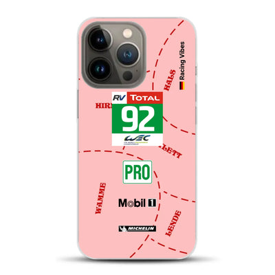 Pink Pig Porsche RSR Livery - Custom phone case for iPhone