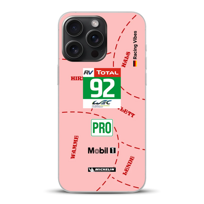 Pink Pig Porsche RSR Livery - Custom phone case for iPhone