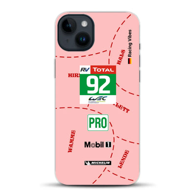 Pink Pig Porsche RSR Livery - Custom phone case for iPhone