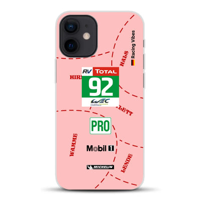 Pink Pig Porsche RSR Livery - Custom phone case for iPhone