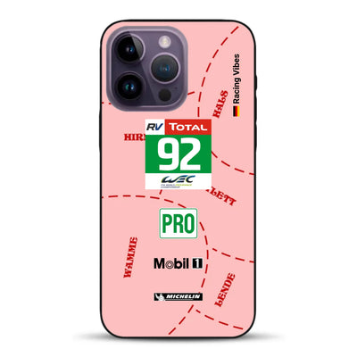 Pink Pig Porsche RSR Livery - Custom phone case for iPhone