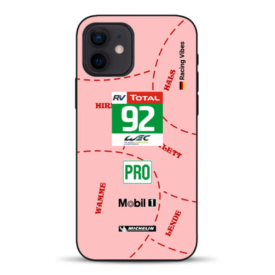 Pink Pig Porsche RSR Livery - Custom phone case for iPhone
