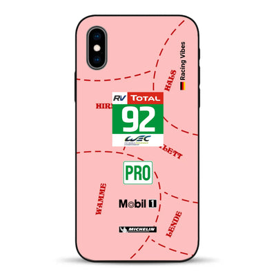 Pink Pig Porsche RSR Livery - Custom phone case for iPhone