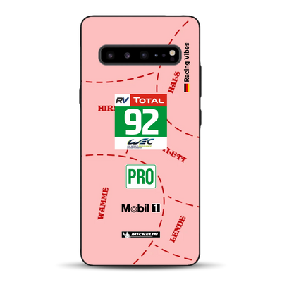Pink Pig Porsche RSR Livery - Custodia per cellulare personalizzata per Samsung