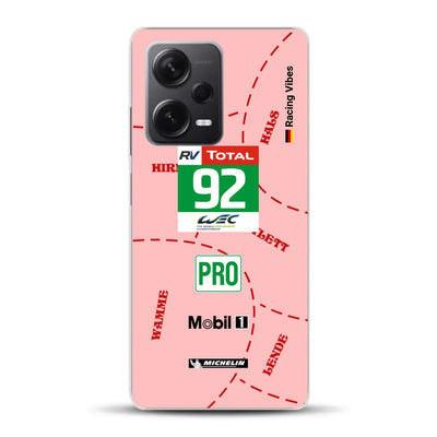 Pink Pig Porsche RSR Livery - Custodia per cellulare personalizzata per Xiaomi