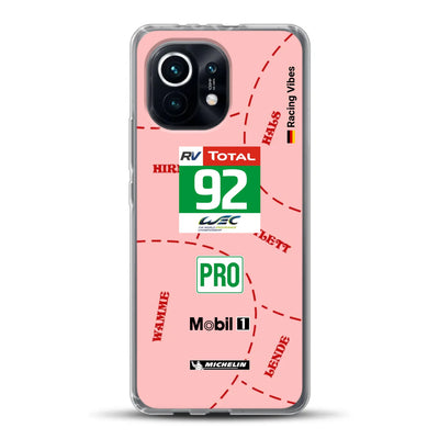 Pink Pig Porsche RSR Livery - Custodia per cellulare personalizzata per Xiaomi