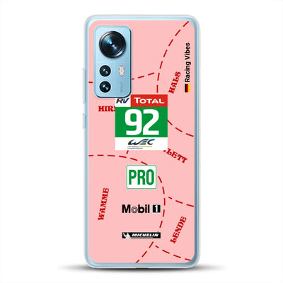 Pink Pig Porsche RSR Livery - Custodia per cellulare personalizzata per Xiaomi