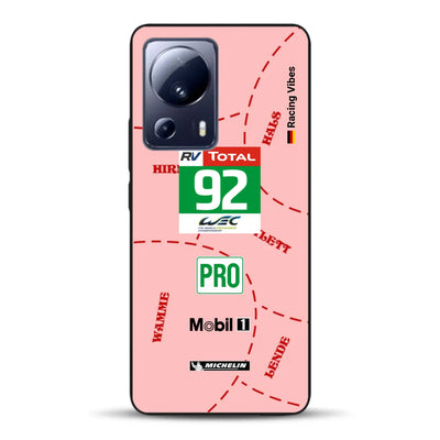 Pink Pig Porsche RSR Livery - Custodia per cellulare personalizzata per Xiaomi