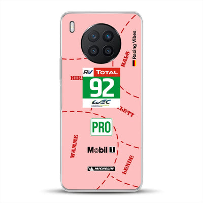 Pink Pig Porsche RSR Livery - Personnalisé coque pour Huawei