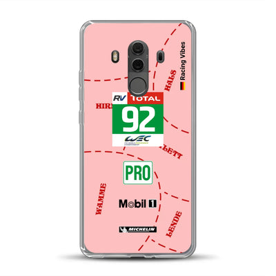 Pink Pig Porsche RSR Livery - Personnalisé coque pour Huawei