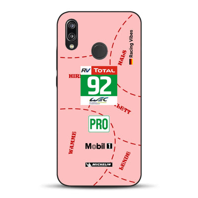 Pink Pig Porsche RSR Livery - Personnalisé coque pour Huawei