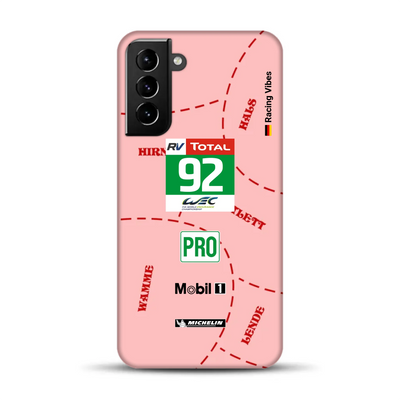 Pink Pig Porsche RSR Livery - Individuelle Premium Hülle für Samsung