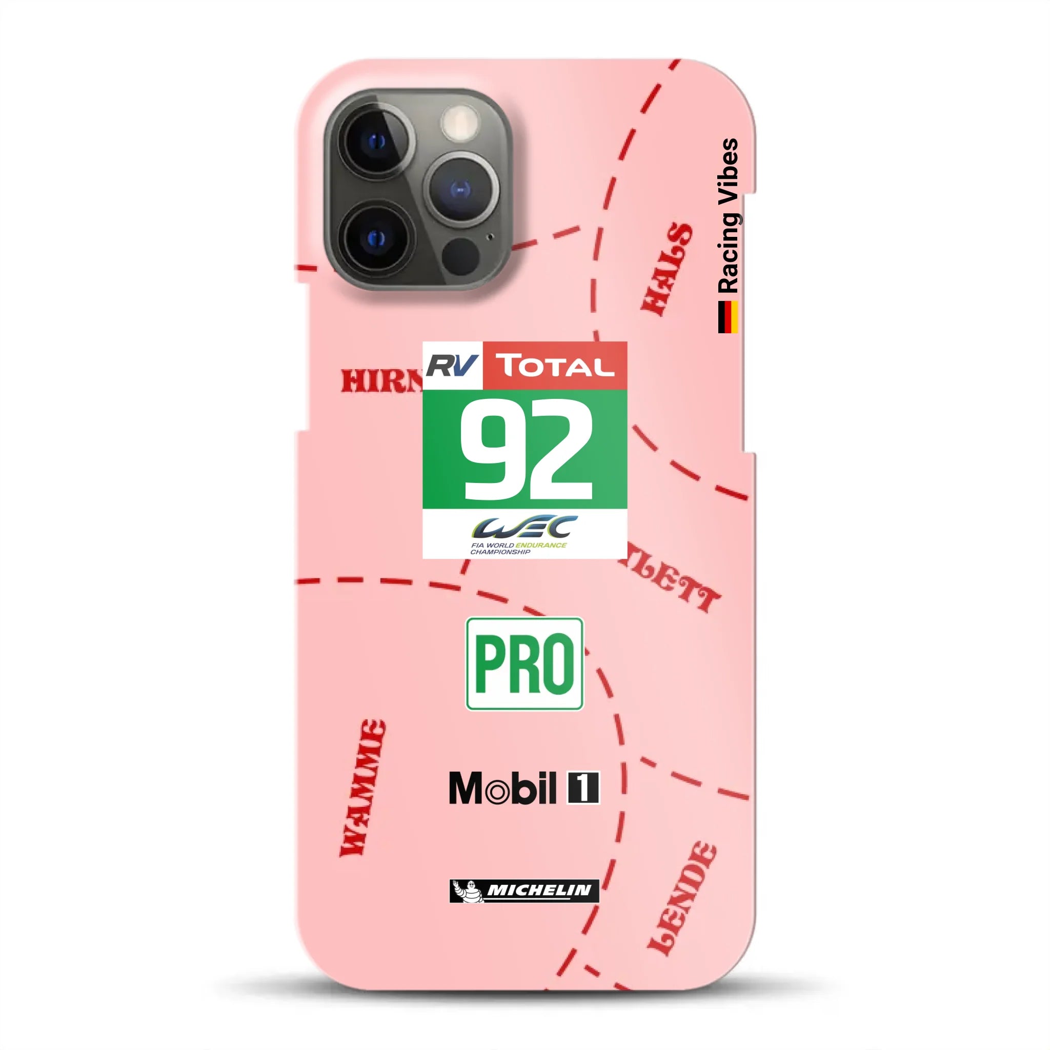 Pink Pig Porsche RSR Livery -  Hard case pour iPhone