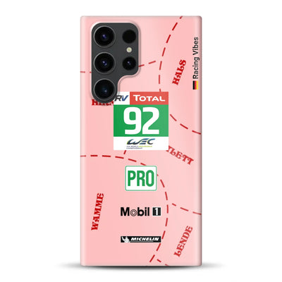 Pink Pig Porsche RSR Livery -  Hard case for Samsung
