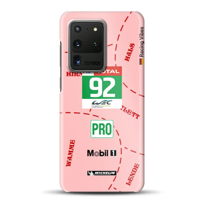 Pink Pig Porsche RSR Livery -  Hard case for Samsung