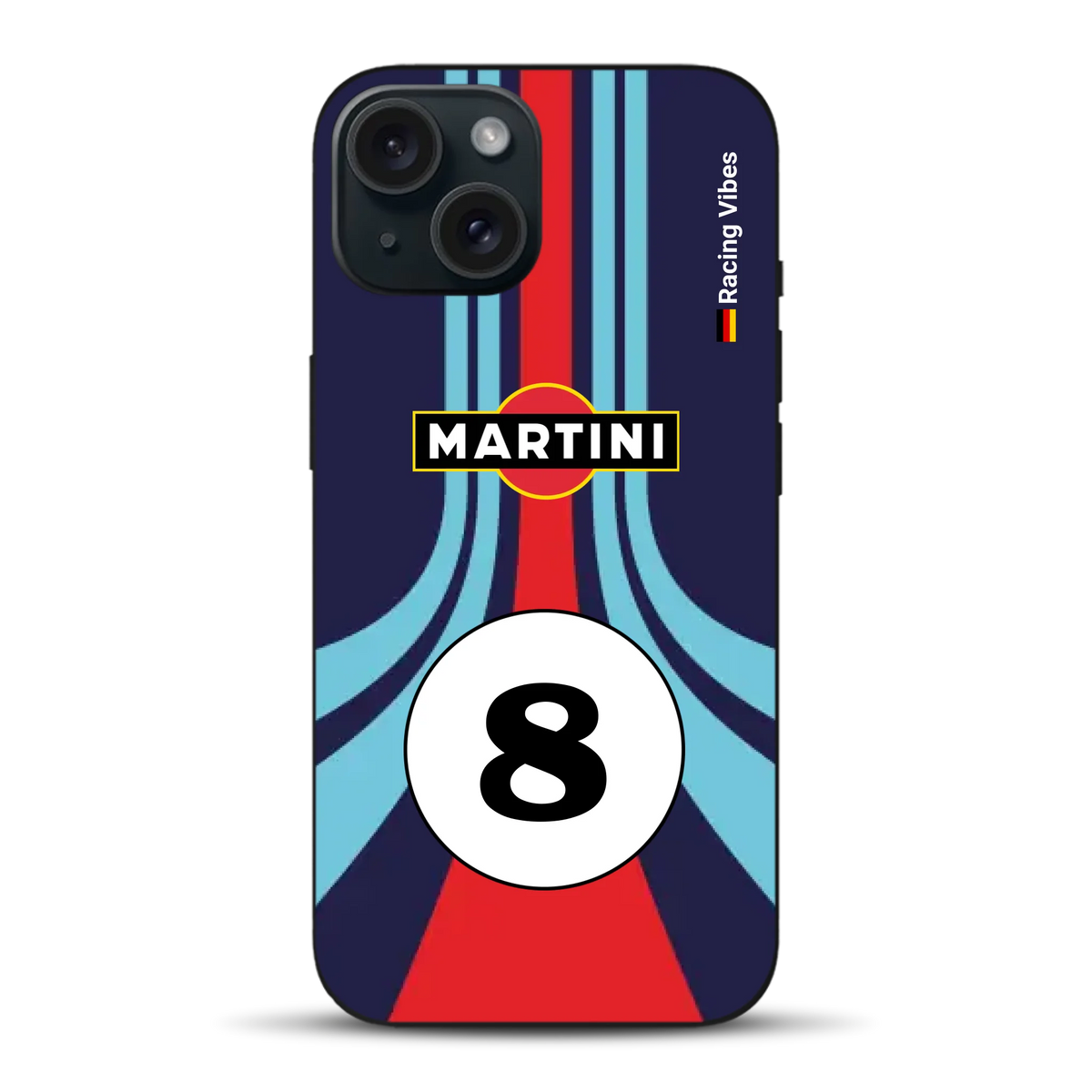 Martini Porsche Livery #2 - Individuelle Handyhülle für iPhone