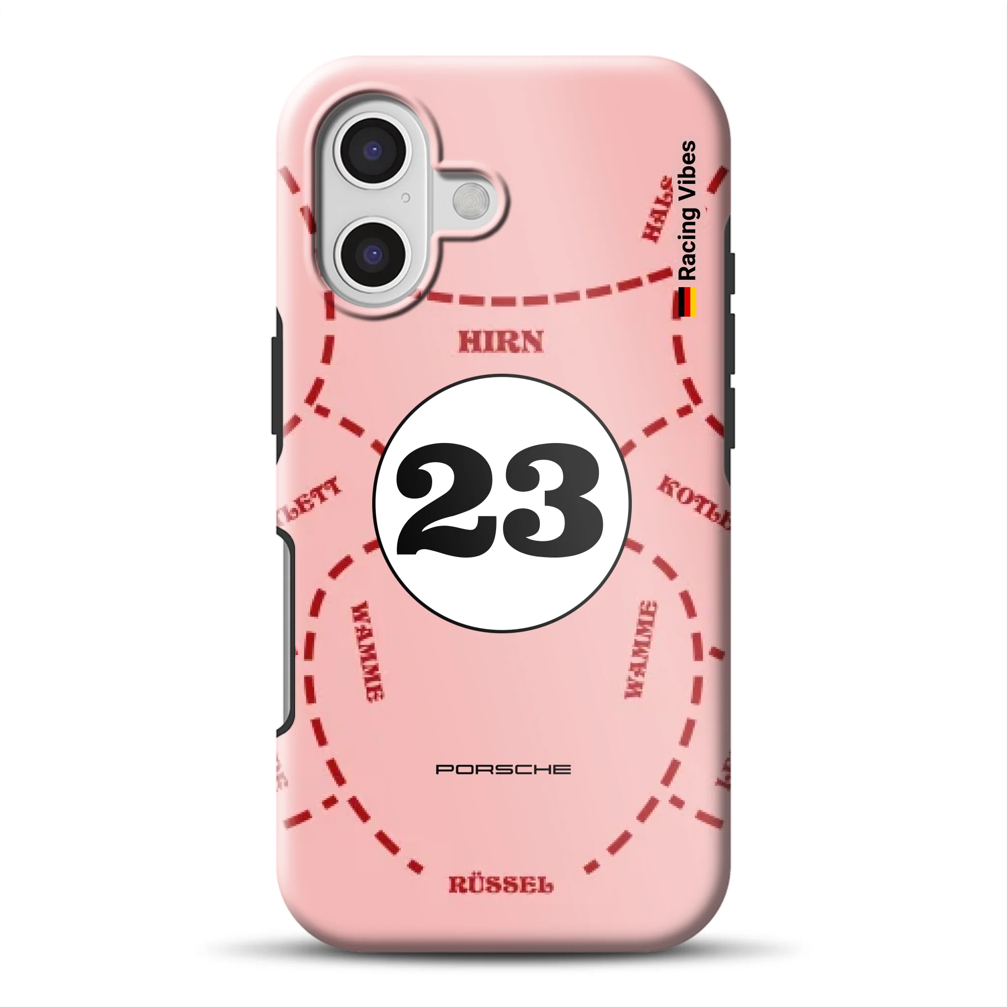 Pink Pig Porsche Racing Phone Case – Personalized Heritage Edition