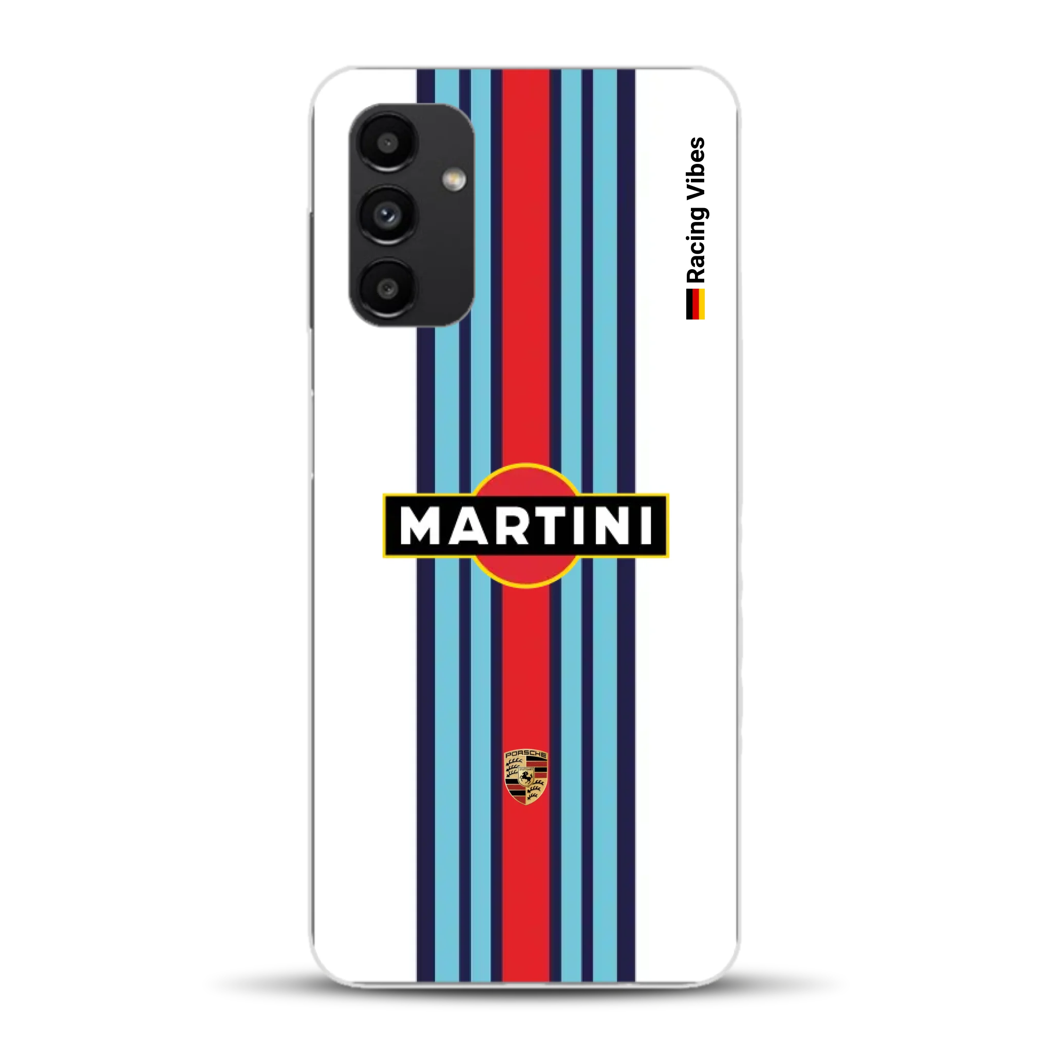 Martini Porsche Livery #1 - Individuelle Handyhülle für Samsung
