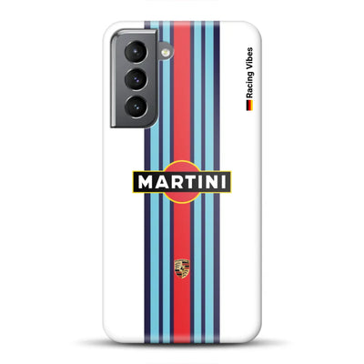Martini Porsche Livery #1 - Individuelle Hardcase Hülle für Samsung