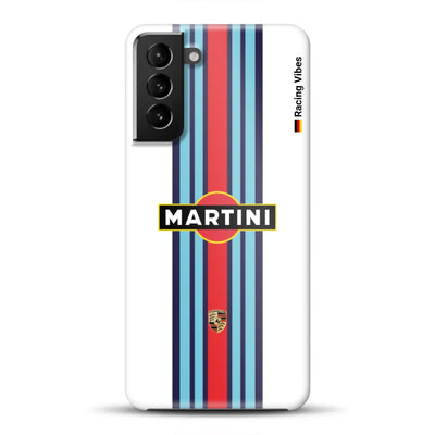 Martini Porsche Livery #1 - Individuelle Hardcase Hülle für Samsung