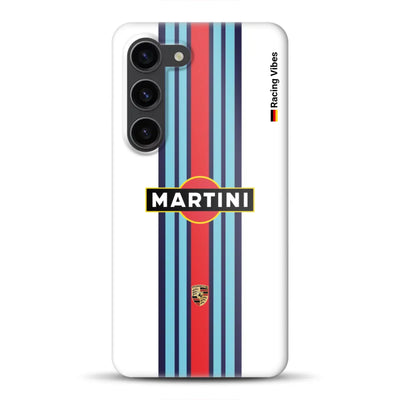 Martini Porsche Livery #1 - Individuelle Hardcase Hülle für Samsung