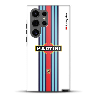 Martini Porsche Livery #1 - Individuelle Premium Hülle für Samsung