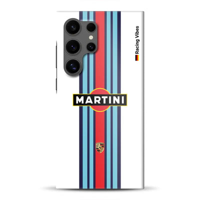 Martini Porsche Livery #1 - Individuelle Hardcase Hülle für Samsung