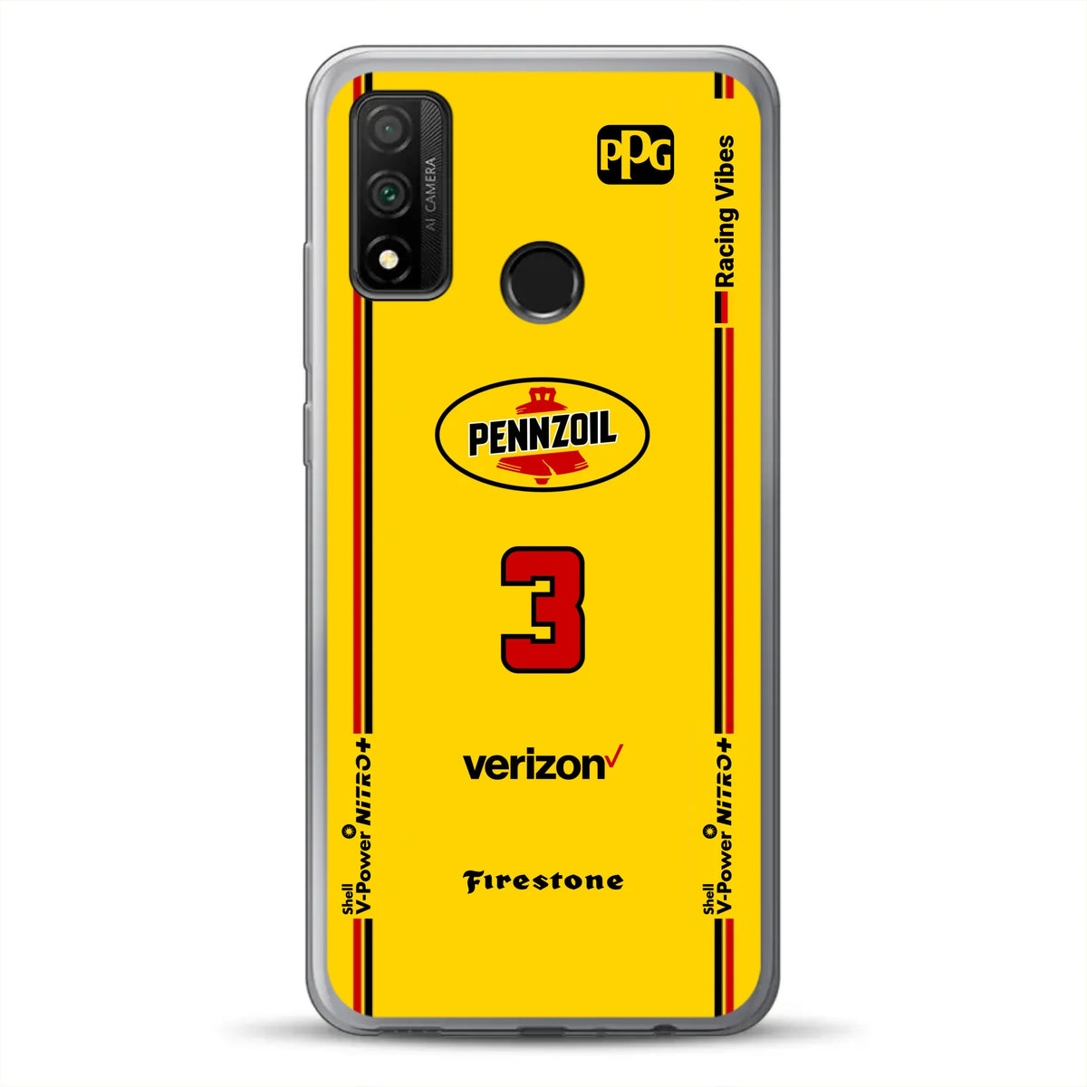 Yellow Submarine Racing Livery - Custodia per cellulare personalizzata per Huawei