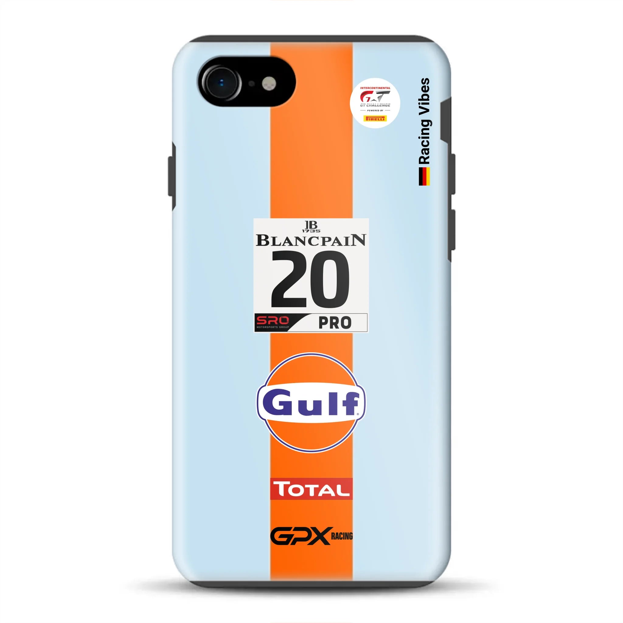 Gulf Porsche GT Livery – Custom Premium Case for iPhone