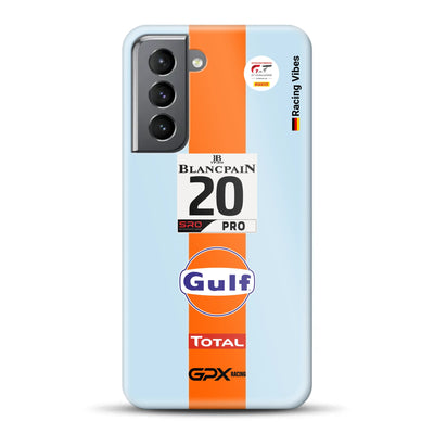 Gulf Porsche GT Livery - Individuelle Hardcase Hülle für Samsung