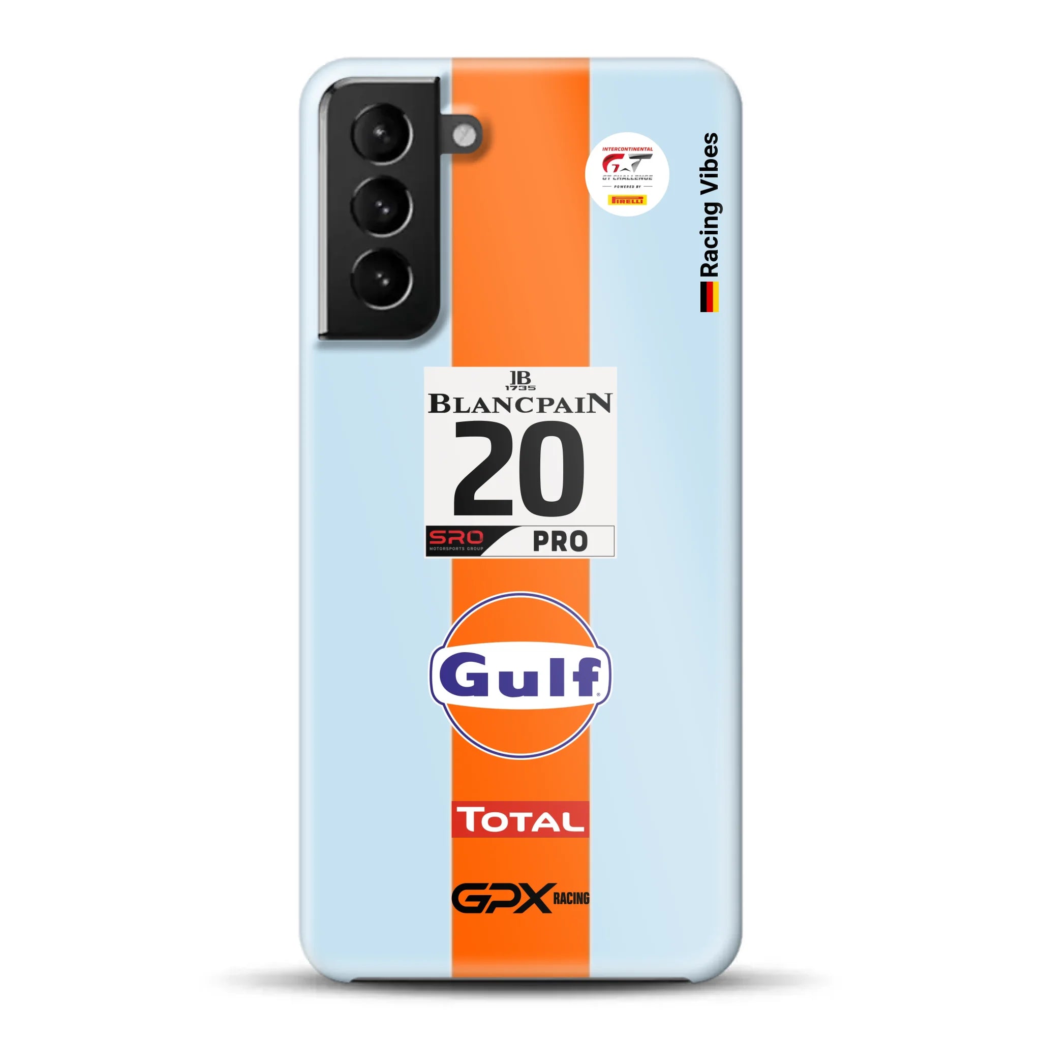 Gulf Porsche GT Livery -  Custodia rigida per Samsung