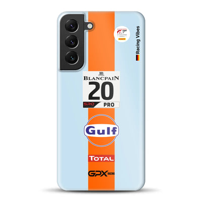 Gulf Porsche GT Livery - Individuelle Hardcase Hülle für Samsung