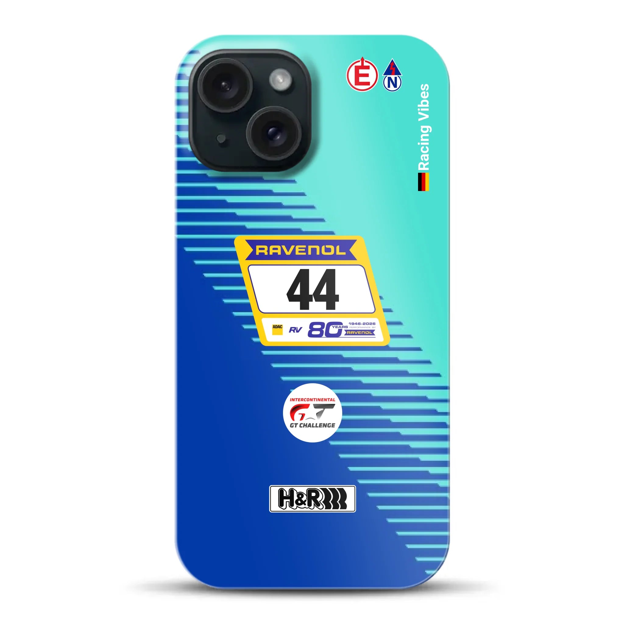 Porsche 911 GT3 R #44 24h Nürburgring Livery - Individuelle Hardcase Hülle für iPhone